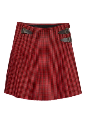 Vivienne Westwood buckled plaid kilt - Red