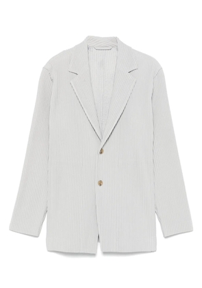 Homme Plissé Issey Miyake plissé-effect blazer - Grey