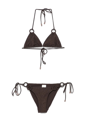 ZIMMERMANN Coco Texture Ring bikini - Brown
