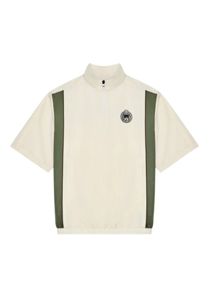 Malbon Golf striped windshirt - Neutrals