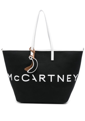 Stella McCartney logo-print tote bag - Black