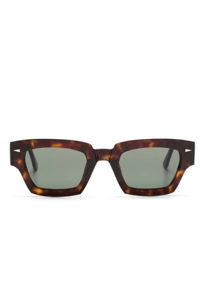 Ahlem Magenta rectangle-frame sunglasses - Brown