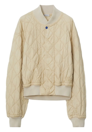 Burberry quilted bomber jacket - Neutrals