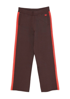 Wales Bonner side-stripe trousers - Brown