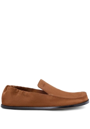 LOEWE Flex elastic-panel loafers - Brown