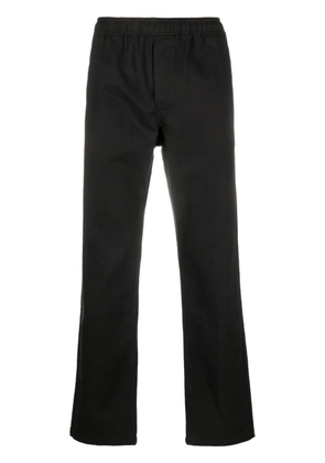 SAMSOE SAMSOE straight-leg elasticated-waistband trousers - Black
