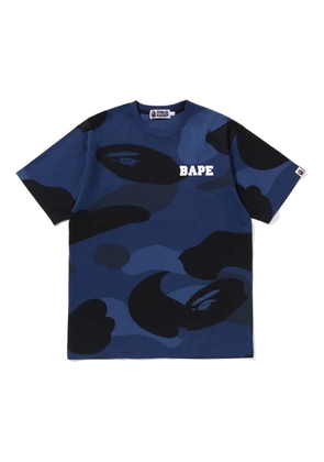 A BATHING APE® Mega Color Camo T-shirt - Blue