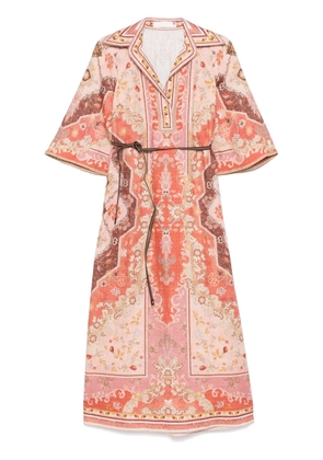 ZIMMERMANN Wylie midi dress - Red