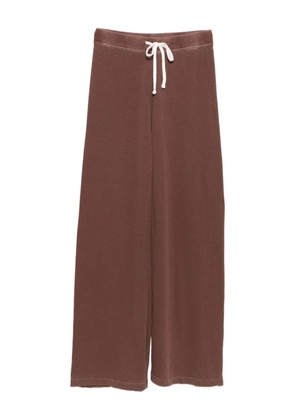 James Perse cotton straight-leg trousers - Brown