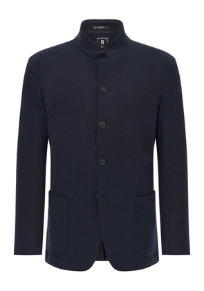 Boggi Milano mandarin-collar blazer - Blue
