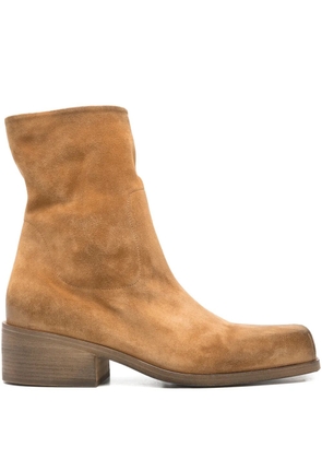 Marsèll square-toe boots - Brown
