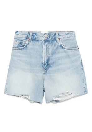 Reformation Saige denim shorts - Blue