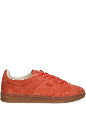 BOSS suede leather sneakers - Orange