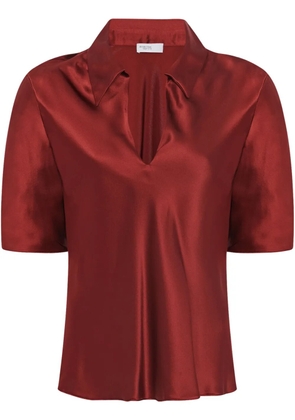 Rosetta Getty Bias polo top - Red