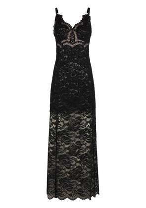 Rabanne lace maxi dress - Black