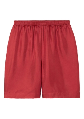 LouLou de Saison silk shorts - Red