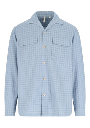 Sunflower Pocket check shirt - Blue
