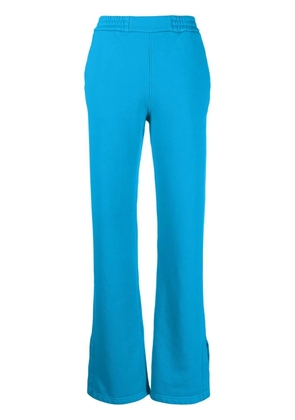 Off-White diagonal-stripe track pants - Blue