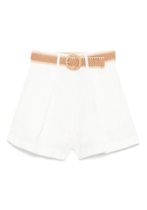 ZIMMERMANN Acacia shorts - White