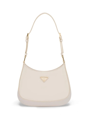 Prada Cleo patent-leather shoulder bag - Neutrals