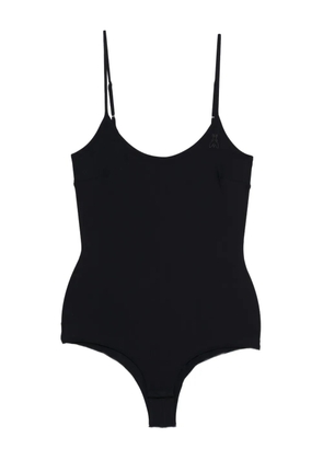Patrizia Pepe logo-print bodysuit - Black