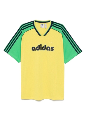 adidas logo-print T-shirt - Yellow