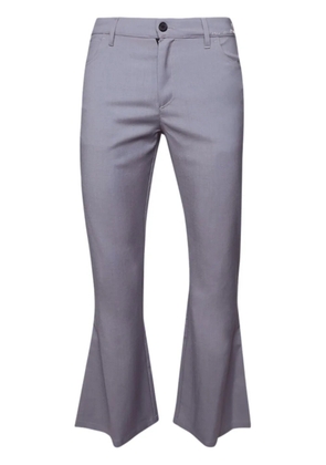 Marni mid-rise flared trousers - Grey