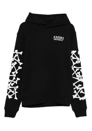 AMIRI Bones Stacked long-sleeve hoodie - Black