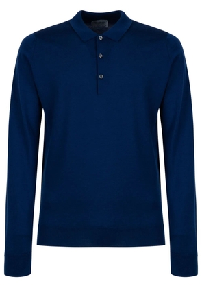 John Smedley Belper polo shirt - Blue
