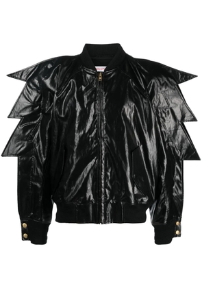 Walter Van Beirendonck Zeus oversized bomber jacket - Black