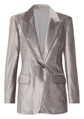 Brunello Cucinelli velvet blazer - Grey