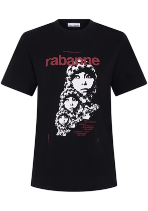 Rabanne Visconti-inspired cotton T-shirt - Black