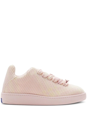 Burberry Box checked sneakers - Pink