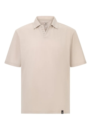 Boggi Milano open-neck polo shirt - Neutrals