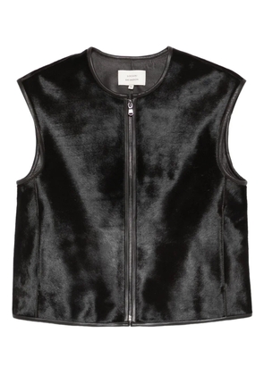 LouLou de Saison sleeveless zip-front vest - Brown