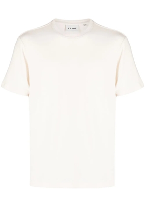 FRAME crew-neck cotton T-shirt - Neutrals