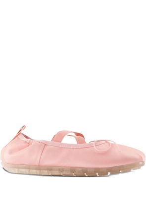 Simone Rocha satin ballerina shoes - Pink