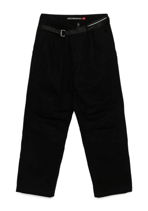 Andersson Bell cross-over wide jeans - Black