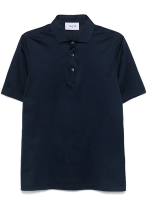 D4.0 cotton polo shirt - Blue
