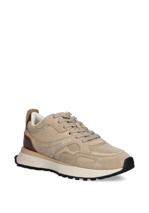 BOSS Jonah mesh-panelled sneakers - Neutrals