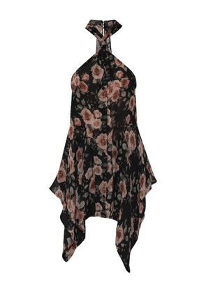 IRO Lassan floral-print top - Black