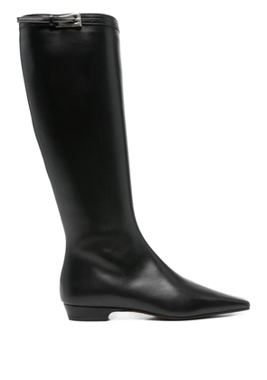 Roberto Festa buckle-fastening leather knee-high boots - Black