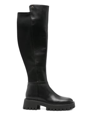 Michael Kors lug-sole leather boots - Black