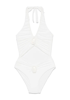 Maygel Coronel Zaguan swimsuit - White