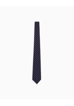 Pure silk jacquard tie