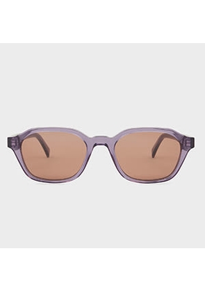 Paul Smith Transparent Violet 'Mayton' Sunglasses Multicolour
