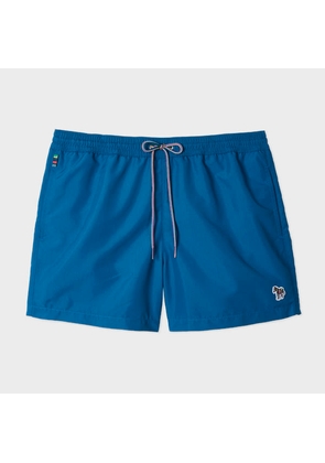 Paul Smith Dark Blue Zebra Logo Swim Shorts