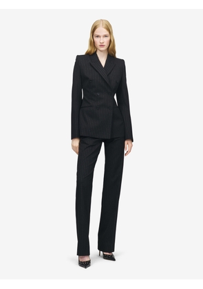 ALEXANDER MCQUEEN - Pinstriped Tailored Trousers - Item 858326QJAFX1389