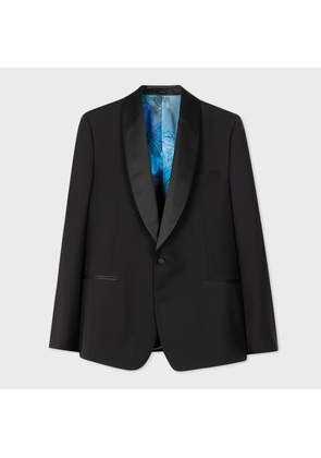 Paul Smith Tailored-Fit Black Wool-Mohair Evening Blazer