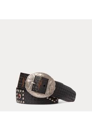 Studded Leather Belt